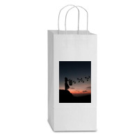 Free Birds Double Wine Paper Bag - 6 1/2 X 3 1/2 X 12 3/8 | Artistshot