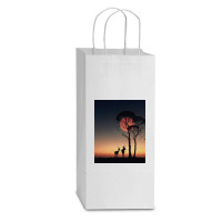 Gazalle Double Wine Paper Bag - 6 1/2 X 3 1/2 X 12 3/8 | Artistshot