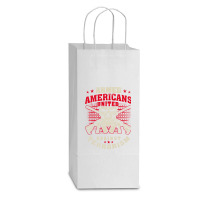 Armed Americans United Against Terrorism Patriot Against Terrorism Double Wine Paper Bag - 6 1/2 X 3 1/2 X 12 3/8 | Artistshot