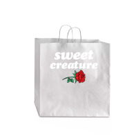 Sweet Creature White Jumbo Paper Bag - 18 X 7 X 18 3/4 | Artistshot