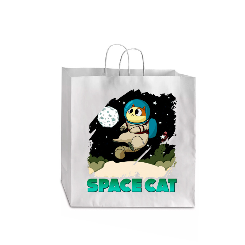 Space Cat Jumbo Paper Bag - 18 X 7 X 18 3/4 | Artistshot