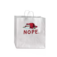 Santa Nope Jumbo Paper Bag - 18 X 7 X 18 3/4 | Artistshot