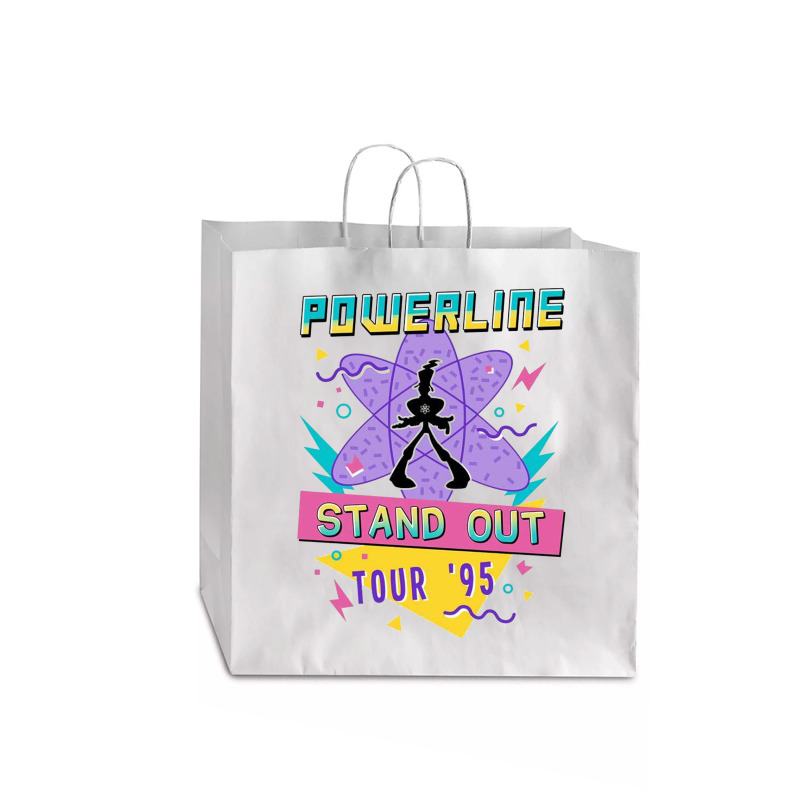 95 World Tour Jumbo Paper Bag - 18 X 7 X 18 3/4 | Artistshot