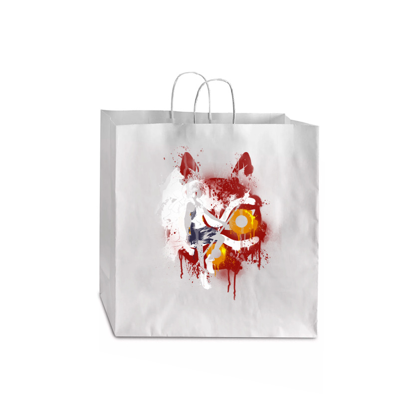 Mononoke Graffiti Jumbo Paper Bag - 18 x 7 x 18 3/4 by Fearcheck | Artistshot