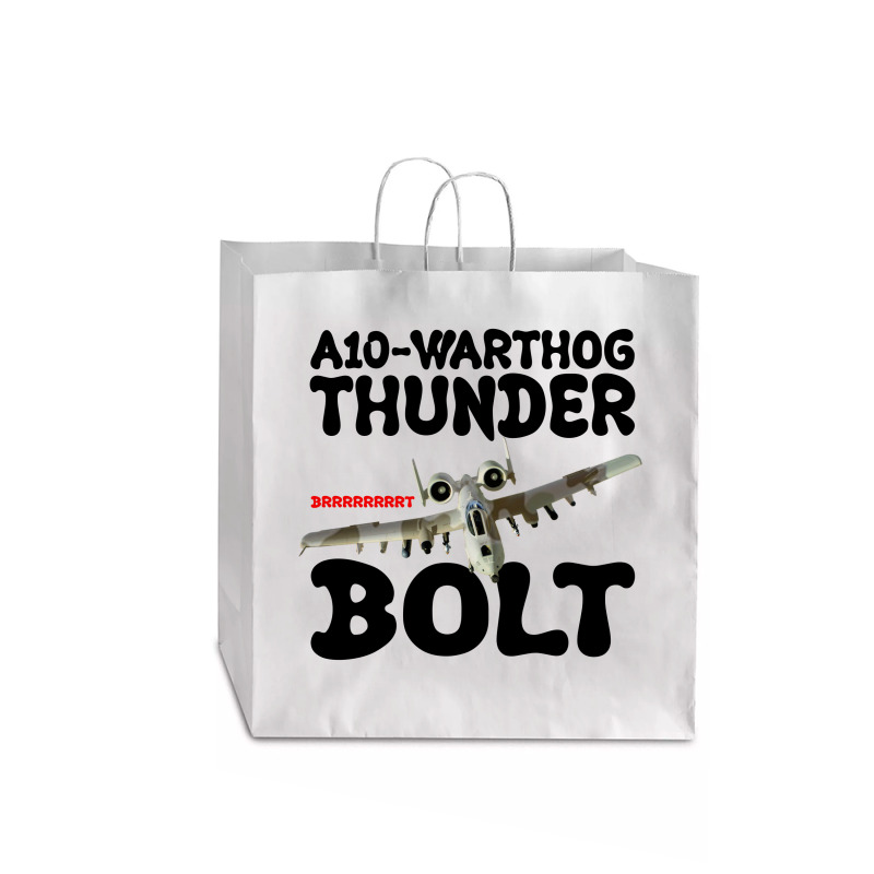 A10 Warthog Thunder Bolt For Light Jumbo Paper Bag - 18 X 7 X 18 3/4 | Artistshot