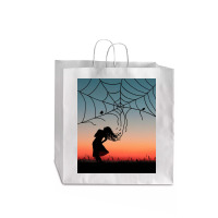 Spider Web Jumbo Paper Bag - 18 X 7 X 18 3/4 | Artistshot