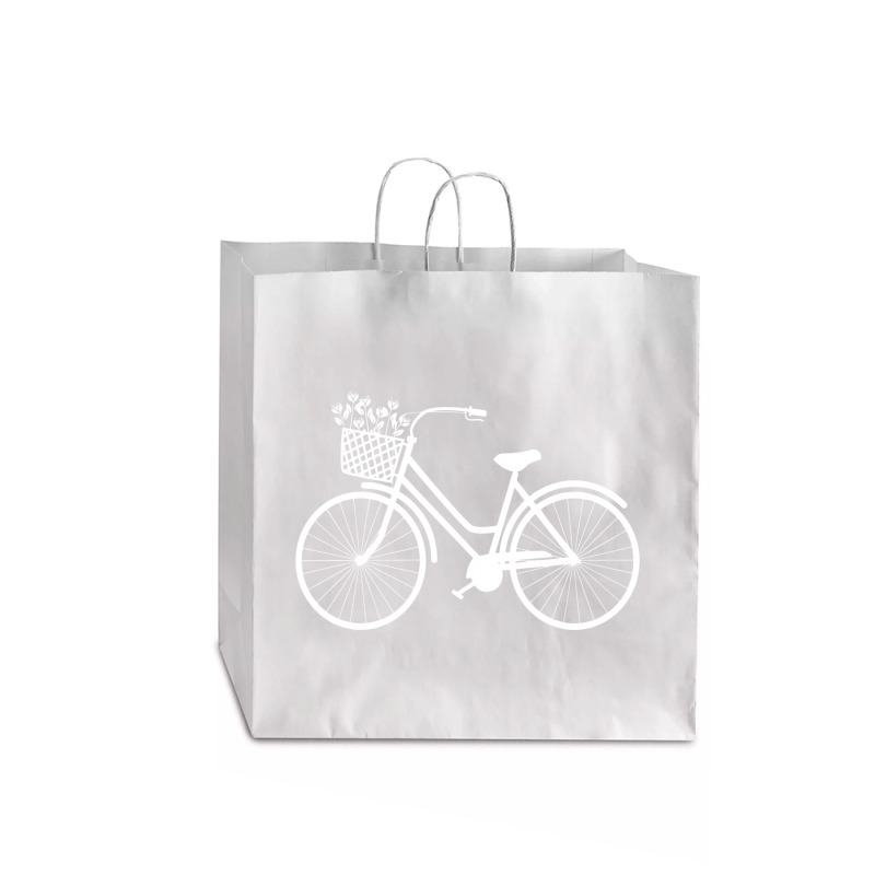 Bike Jumbo Paper Bag - 18 X 7 X 18 3/4 | Artistshot