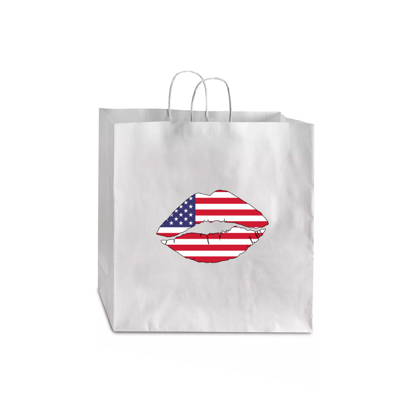 American Lip Jumbo Paper Bag - 18 X 7 X 18 3/4 | Artistshot