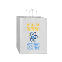 Think Like Proton And Stay Positive Mart Paper Bag -13 X 7 X 17 | Artistshot