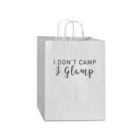 I Dont Camp I Glamp Mart Paper Bag -13 X 7 X 17 | Artistshot