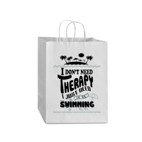 I Don't Need Therapy I Just Need To Go Swimming Mart Paper Bag -13 X 7 X 17 | Artistshot