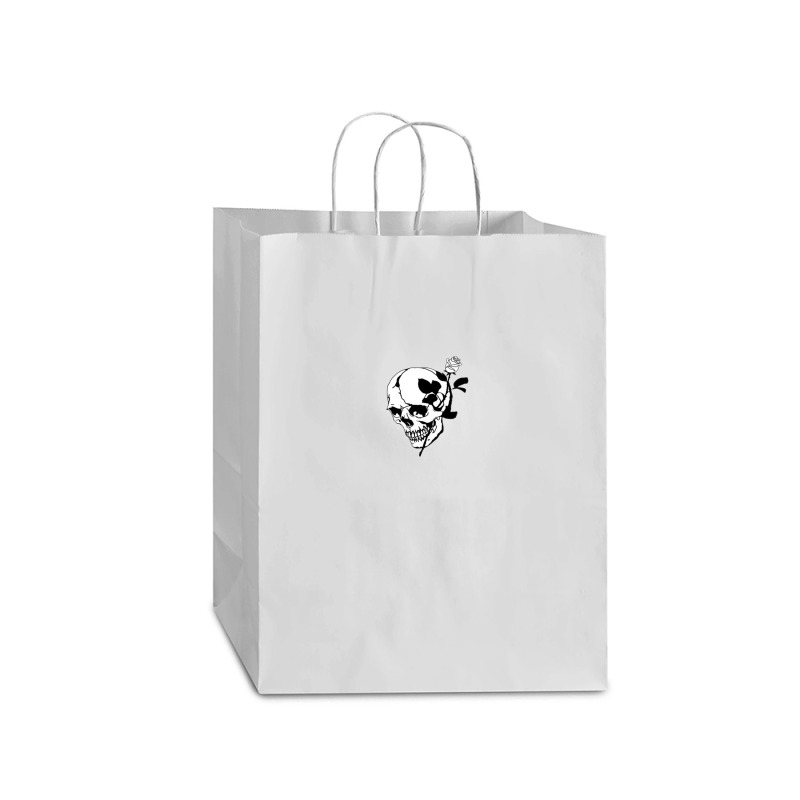 Aesthetic Skull Rose Mart Paper Bag -13 X 7 X 17 | Artistshot