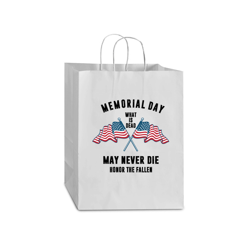 Memorial Day Mart Paper Bag -13 X 7 X 17 | Artistshot