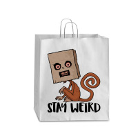 Stay Weird Sack Monkey Queen Paper Bag - 16 X 6 X 19 1/4 | Artistshot