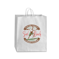 Surfing Fanatic Beach Queen Paper Bag - 16 X 6 X 19 1/4 | Artistshot