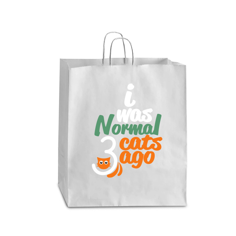 I Was Normal Cats Queen Paper Bag - 16 X 6 X 19 1/4 | Artistshot