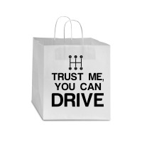 Trust Me, You Can Drive Star Paper Bag - 13 X 7 X 13 | Artistshot