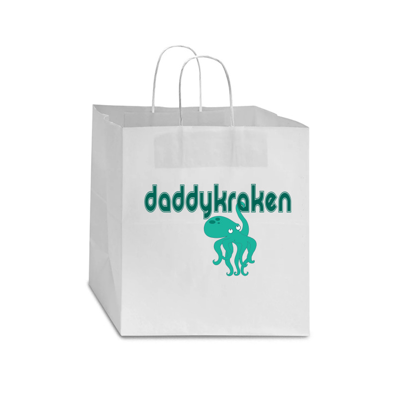 Daddy Kraken Star Paper Bag - 13 X 7 X 13 | Artistshot