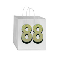 88 Smiley Face Star Paper Bag - 13 X 7 X 13 | Artistshot