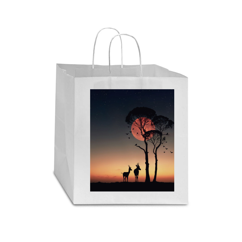 Gazalle Star Paper Bag - 13 X 7 X 13 | Artistshot