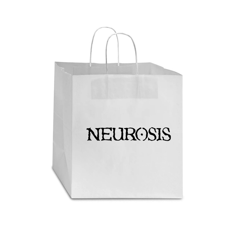 Neurosis | Black Design Star Paper Bag - 13 X 7 X 13 | Artistshot