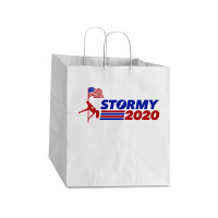 Stormy 2020   Stormy Daniels Anti Trump Take Out Paper Bag - 14 X 10 X 15 1/2 | Artistshot