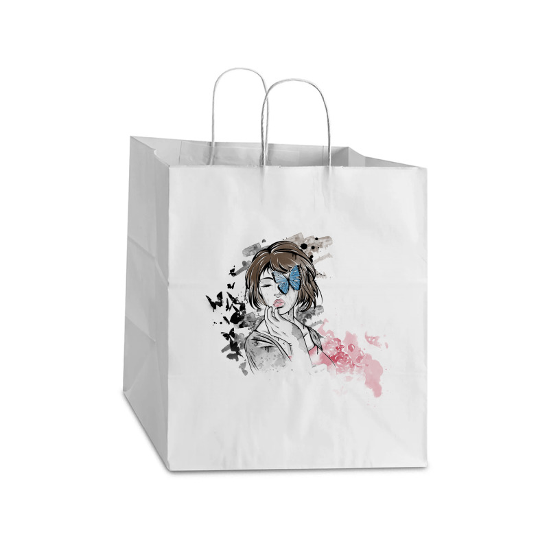 Life Is Graffiti Max Take out Paper Bag - 14 x 10 x 15 1/2 by Fearcheck | Artistshot