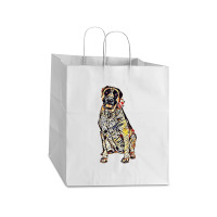 A Pretty Large Breed English Take Out Paper Bag - 14 X 10 X 15 1/2 | Artistshot