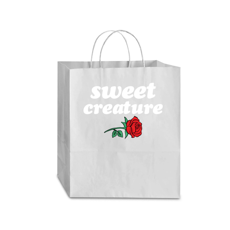 Sweet Creature White Traveler Paper Bag -13 X 6 X 15 3/4 | Artistshot