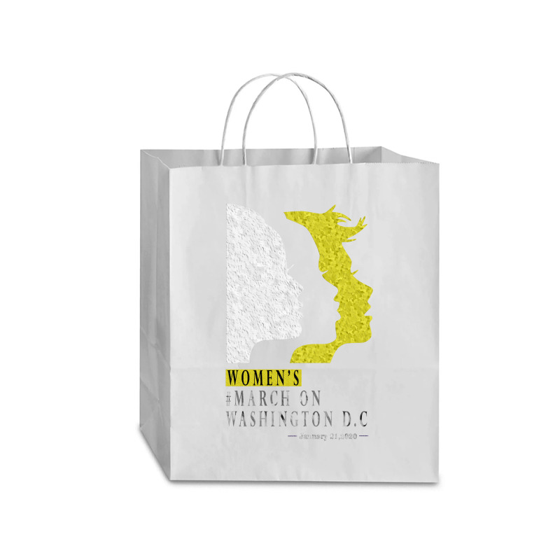 Women's March Washington Dc Traveler Paper Bag -13 X 6 X 15 3/4 | Artistshot