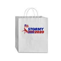 Stormy 2020   Stormy Daniels Anti Trump Traveler Paper Bag -13 X 6 X 15 3/4 | Artistshot