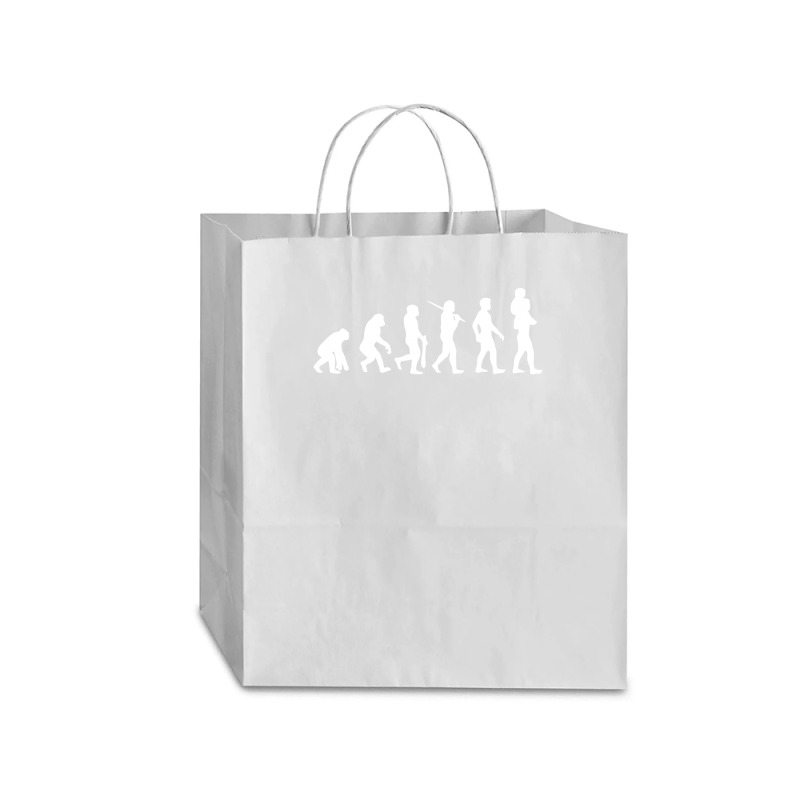 Evolution Of Father Son Traveler Paper Bag -13 X 6 X 15 3/4 | Artistshot