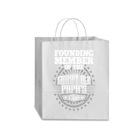 Founding Member Of The Grumpy Old Papa's Club Traveler Paper Bag -13 X 6 X 15 3/4 | Artistshot