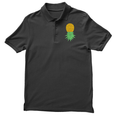 Subtle For Swingers Upside Down Pineapple T Shirt Men's Polo Shirt Designed By Hienngoc