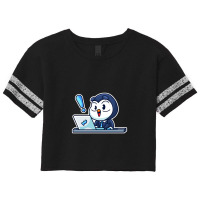 Penguin At Work Scorecard Crop Tee | Artistshot