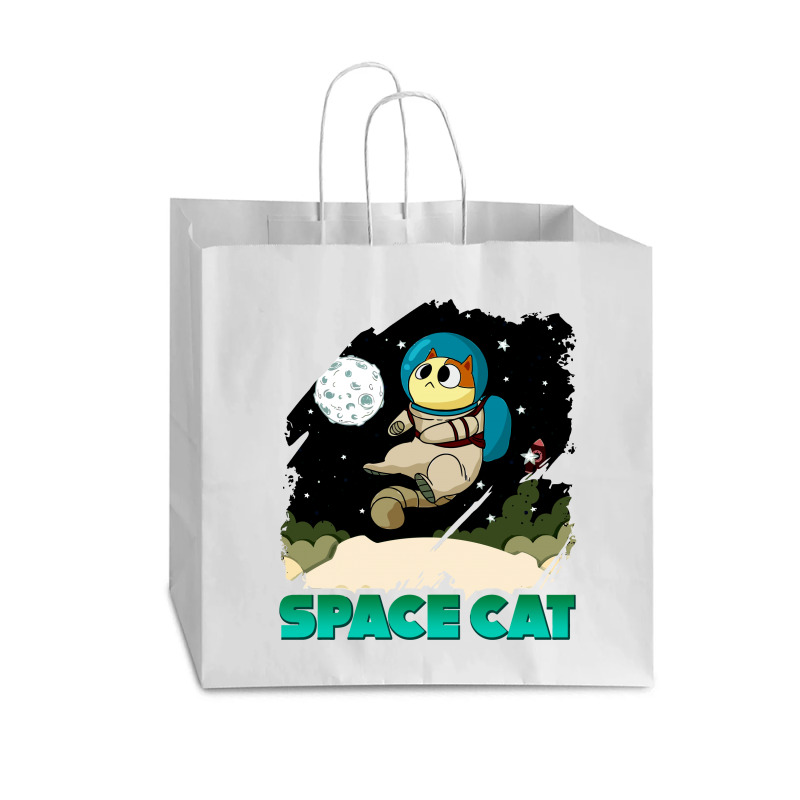 Space Cat Vogue Paper Bag - 16 X 6 X 12 | Artistshot