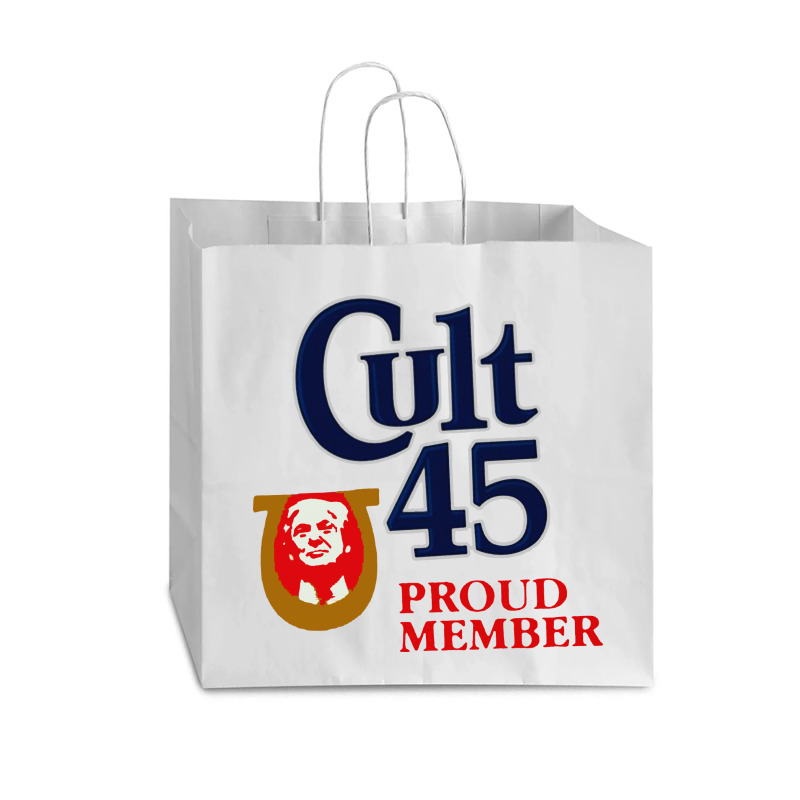 Cult 45 Proud Member Donald Trump Vogue Paper Bag - 16 X 6 X 12 | Artistshot