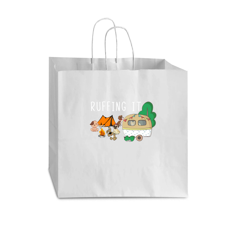 Camping Ruffing It Vogue Paper Bag - 16 X 6 X 12 | Artistshot