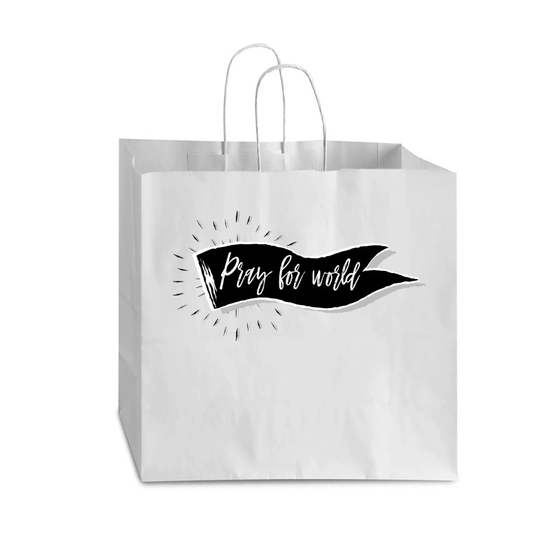 Pray For World  For Light Vogue Paper Bag - 16 X 6 X 12 | Artistshot