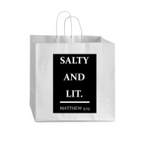 Salty And Lit Vogue Paper Bag - 16 X 6 X 12 | Artistshot