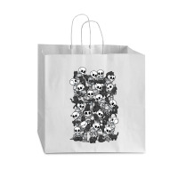 Cat Skull Party Vogue Paper Bag - 16 X 6 X 12 | Artistshot