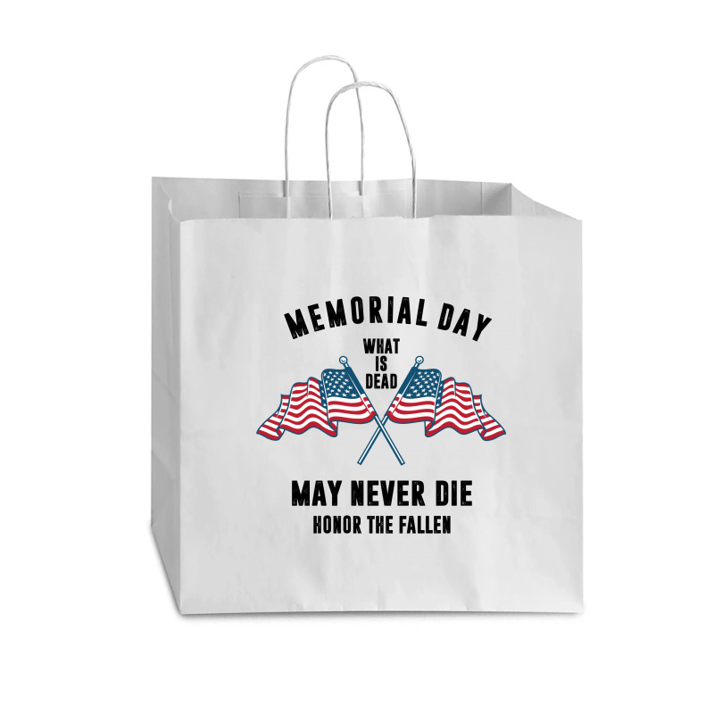 Memorial Day Vogue Paper Bag - 16 X 6 X 12 | Artistshot