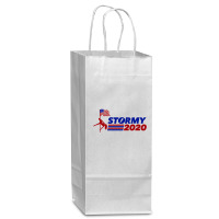 Stormy 2020   Stormy Daniels Anti Trump Wine Paper Bag - 5 1/2 X 3 1/4 X 13 | Artistshot