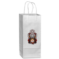 Samurai Cat Azai Nagamasa Wine Paper Bag - 5 1/2 X 3 1/4 X 13 | Artistshot