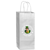 Make St Patricks Day Great Again Leprechaun Trump Shirts Wine Paper Bag - 5 1/2 X 3 1/4 X 13 | Artistshot