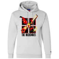 The Incredibles Retro Grid Champion Hoodie | Artistshot