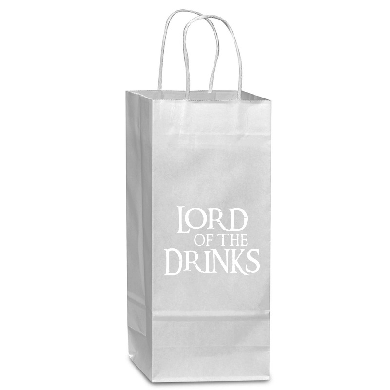 Lord Of The Drinks Wine Paper Bag - 5 1/2 X 3 1/4 X 13 | Artistshot