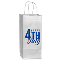 4 July Day Wine Paper Bag - 5 1/2 X 3 1/4 X 13 | Artistshot