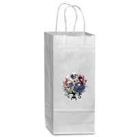 Hollow Crew Wine Paper Bag - 5 1/2 X 3 1/4 X 13 | Artistshot