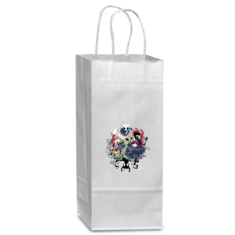 Hollow Crew Wine Paper Bag - 5 1/2 x 3 1/4 x 13 by Fearcheck | Artistshot